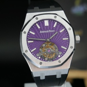 Audemars Piguet 愛彼 皇家橡樹型 飛行陀飛輪自動腕錶 AP 26533OR.OO.1220OR.02
