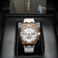 Audemars Piguet 愛彼 皇家橡樹型 滿鑽白底玫瑰金 26231OR.ZZ.D010CA.01