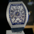 Franck Muller 法蘭穆勒 FM Vanguard V45 Yachting 遊艇系列 V45 SC DT 精鑲滿天星鑽錶
