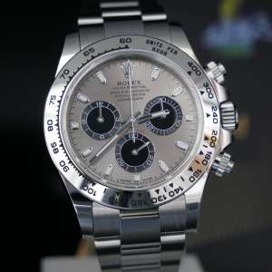 勞力士 Daytona 灰面白鋼迪迪通拿116509-0072