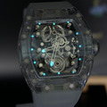 理查德．米勒 RICHARD MILLE RM56-02 透明丁腈橡膠 透明錶帶_4