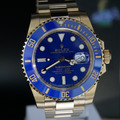 勞力士 Rolex Submariner 40mm藍水鬼 全金藍鬼 116618LB-97208