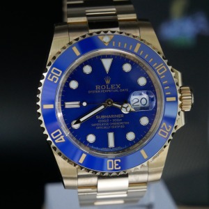 勞力士 Rolex Submariner 40mm藍水鬼 全金藍鬼 116618LB-97208
