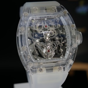 理查德．米勒 RICHARD MILLE RM56-02 透明丁腈橡膠 透明錶帶