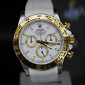 勞力士 DAYTONA 白錶帶半金白面迪通拿 116503-0001