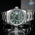 勞力士 天行者 綠面三版鋼錶帶 Rolex Sky-Dweller 336934_1