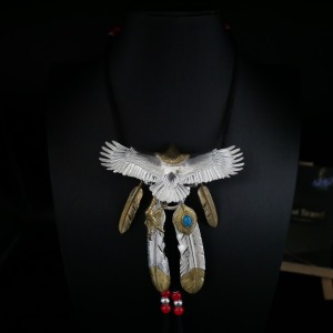 頂級 古布繩老鷹套鏈