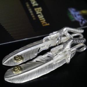 頂級 銀爪點金羽毛【18K】