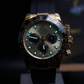 勞力士【配重版】香檳金余文樂迪通拿矽膠錶帶 Rolex Daytona 116518LN-0048_4