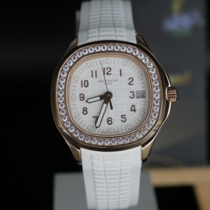 百達翡麗 海底探險家 滿鑽玫瑰金圈女錶 Patek Philippe Aquanaut PP5068R-010