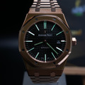 Audemars Piguet 愛彼 皇家橡樹 黑面玫瑰金AP 15400OR.OO.1220OR.01_5