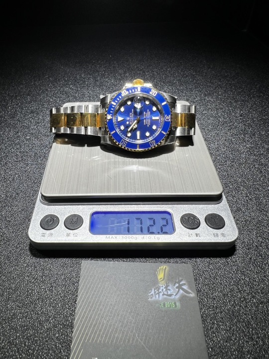 勞力士【配重版】半金藍水鬼 Rolex Submariner 116613LB_4