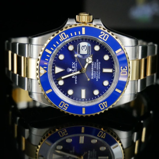 勞力士【配重版】半金藍水鬼 Rolex Submariner 116613LB_0