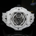 Hublot 宇舶 Big Bang SANG BLEU II刺青鈦金白陶瓷腕錶 418.NX.2001.RX.1604.MXM20_1