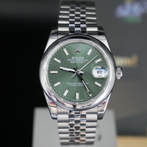 勞力士 31薄荷綠錶盤日誌五珠鍊 Rolex DayJust 278240