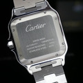 卡地亞 CIRTAER Santos 山度士 大型精鋼琥珀面 WSSA0064_4