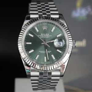 勞力士 DayJust 日誌系列 薄荷綠面 41mm  126334