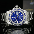 勞力士 Rolex 渣男款 滿鑲鑽寶石藍水鬼 Submariner 116659SABR_1