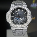 Patek Philippe 百達翡麗 PP錶 Nautilus 5712/1A-001 【改裝鑲鑽】
