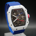 理查德．米勒 RICHARD MILLE RM67-02 經典白框紅藍跑道超輕運動腕錶_3