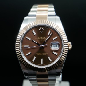 勞力士 DayJust 日誌系列 玫瑰金 41mm  126334