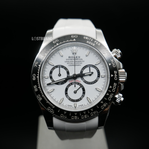 勞力士 Daytona『2024新款』白熊貓矽膠錶帶迪通拿 126500LN-0001