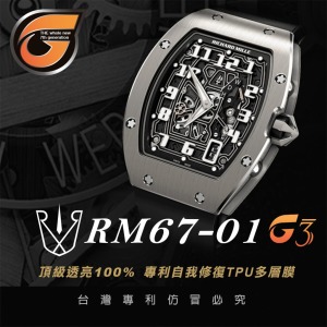 RX8-G3 Richard Mille RM67-01系列 (38.7x47.5mm)