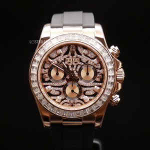 勞力士 Daytona 老虎迪VIP限量 玫瑰金鑲鑽「配重版」116588