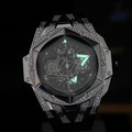 Hublot 宇舶 BIG BANG系列 SANG BLEU II 刺青鈦金密鑲鑽腕錶 418.NX.1107.RX.1604.MXM20_4