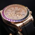勞力士 【配重版】玫瑰金彩虹圈迪通拿矽膠錶帶 Rolex Daytona 116595RBOW_1