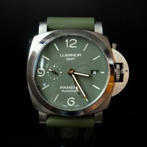 PANERAI 沛納海 Luminor Marina PAM01356 翡翠綠色腕錶