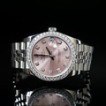 勞力士 DayJust 日誌 稚嫩粉面盤 莫桑鑲鑽 31mm 278384RBR-018_1