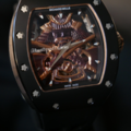 理查德．米勒 陀飛輪限量黑武士 黑色矽膠錶帶 RICHARD MILLE RM47_1