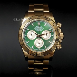 勞力士 Daytona【配重款】綠金迪迪通拿 126508