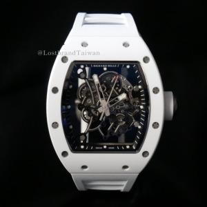 理查德．米勒 Bubba Watson鏤空白錶帶 RICHARD MILLE  RM055