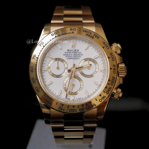 勞力士《配重版》白面金圈迪通拿 Rolex Daytona 126508-0001