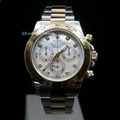 勞力士【配重版】 Daytona 半金帶鑽貝母面迪迪通拿116503