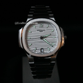百達翡麗 Patek Philippe 波浪條文銀白色面盤 NAUTILUS 7118/1A-010_9