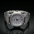 百達翡麗 Patek Philippe 波浪條文銀白色面盤 NAUTILUS 7118/1A-010_1