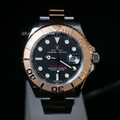 勞力士 40黑面玫瑰金圈遊艇 Rolex Yacht-Master 116621