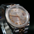 勞力士 36夕陽橘羅馬文字帶鑽圈日誌 Rolex Datejust 126281RBR-0002_3