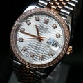 勞力士 36白斑馬格紋鑽圈日誌 Rolex Datejust 126281RBR-0027_1