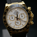 勞力士【配重版】白金面盤余文樂迪通拿矽膠錶帶 Rolex Daytona 126518LN-0002_1