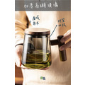 木把濾杯式玻璃馬克杯 500ML_3