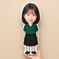 [客製] 超可愛 客制化制服 插畫抱枕 畢業禮物_2