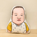 [客製] Lya系列插畫: 人物/寶寶/寵物 形狀抱枕