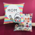 [客製] 16格抱枕-媽我愛你設計款