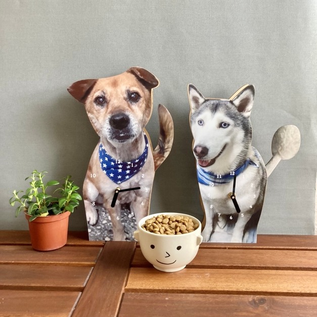 [客製] 寵物 搖擺 時鐘  //做你家的貓貓狗狗//