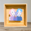 [客製] Cola系列客製插畫: 情侶/家人/寵物插畫相框_7