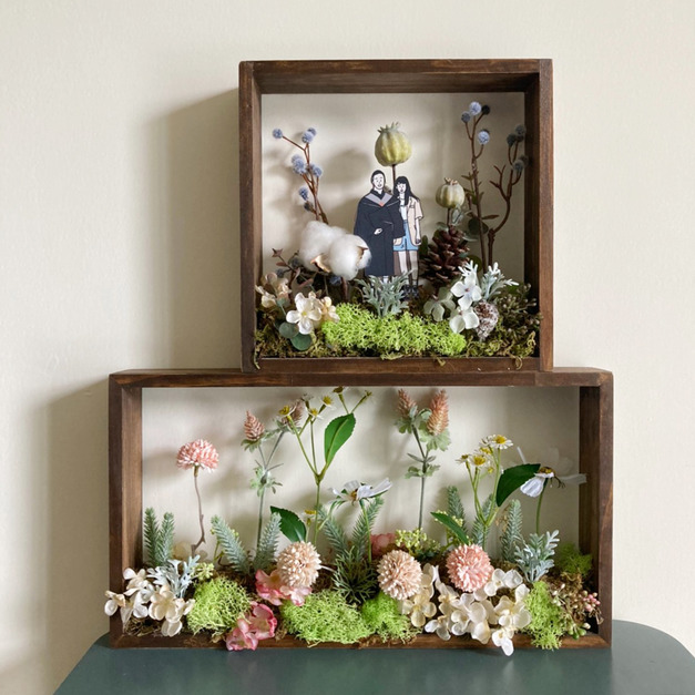 [客製] 情侶/家人 花花相框